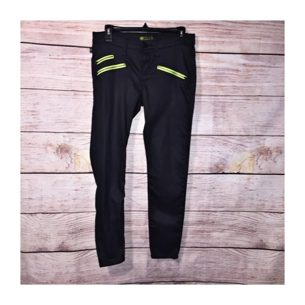 Rock & Republic Black Banshee pants Size 8M